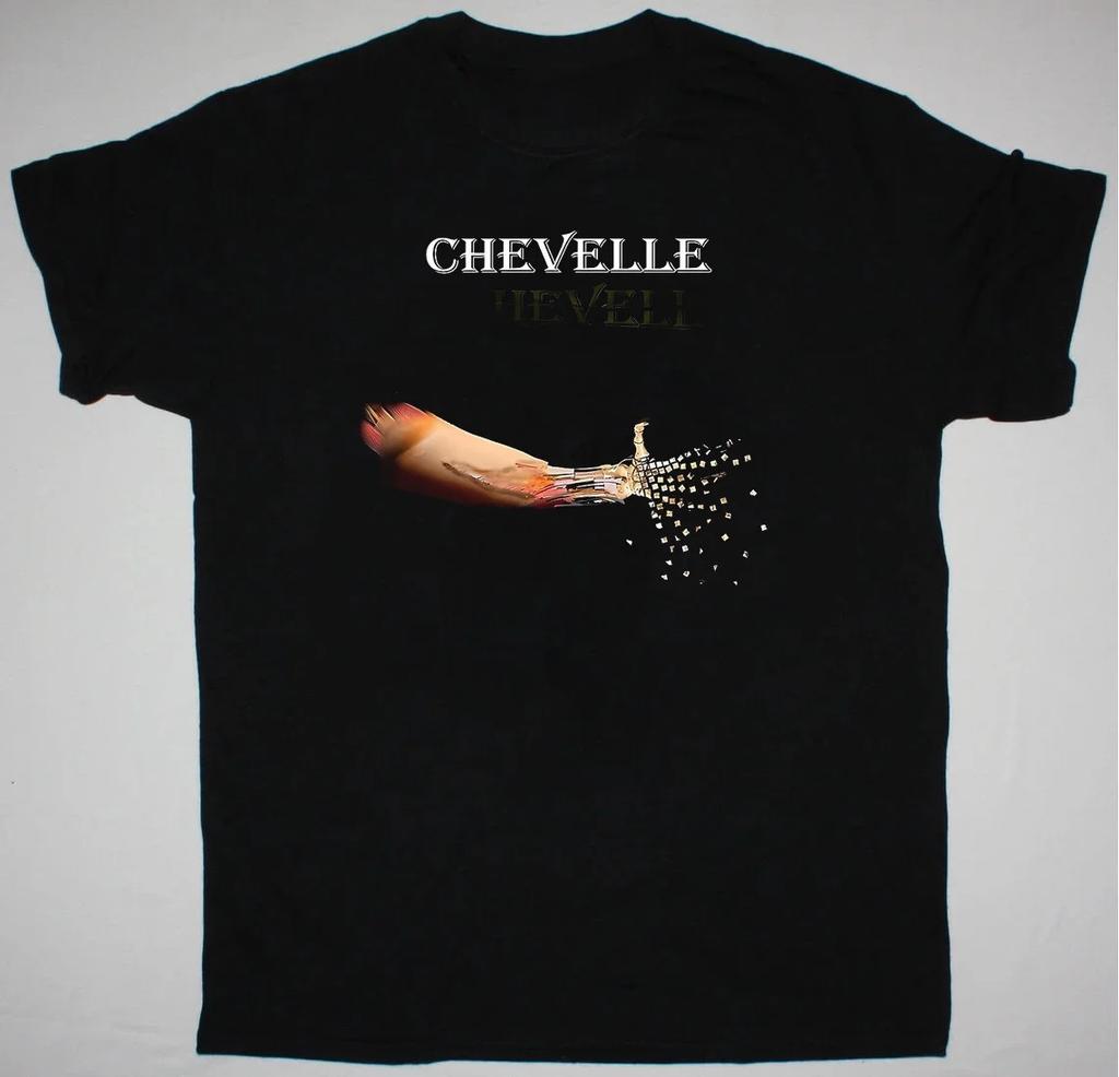 Vtg Chevelle Band Album Music Cotton Black All Size T Shirt For Men UR659