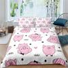 Cartoon Lovely Pig Duvet Cover Kawaii Animals Bedding Collection King Microfiber Farmhouse Wildlife Theme Comforter Cover Pillowcases