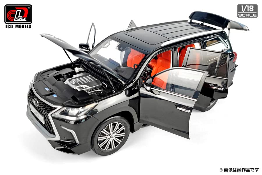 МОДЕЛИ LCD Lexus LX570 Черный Готовый продукт 1/18