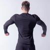 Muscleguys Осень Мужские Футболки с Длинным Рукавом для Бега с Круглым Вырезом Хлопковая Спортивная Одежда для Тренажерного Зала Приталенные Спортивные Футболки Футболки для Бодибилдинга Фитнес-Футболки