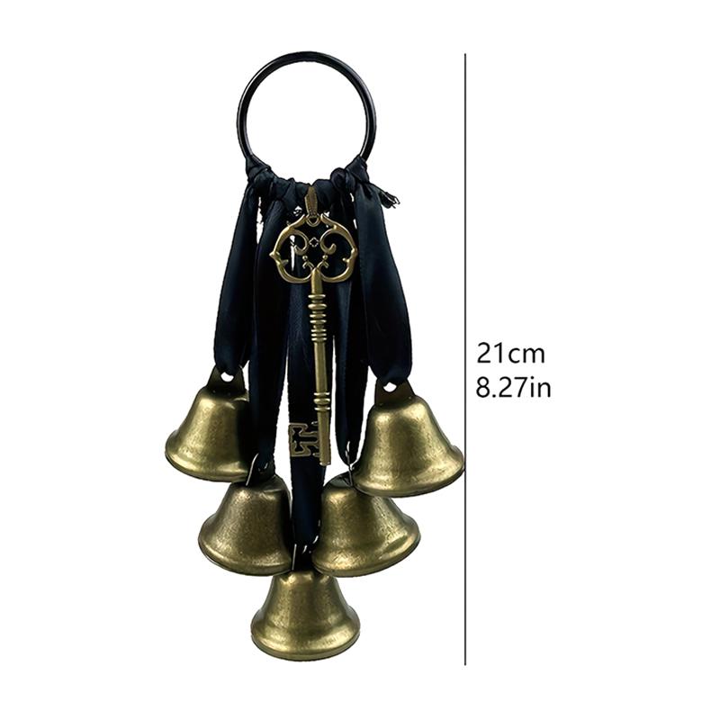 Колокольчик Witch's Delight, очаровательный колдовской декор, настенная ручка для двери, украшение для защиты колокольчиков ветра, викканский оккультный подарок