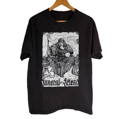 FUNERAL FOR A FRIEND Группа Ретро Черная Все Размеры Унисекс Футболка OM74