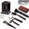 Kungfu Tea Set Accessories, Tea Ceremony, Six Gentlemen Whole Set, Black Sandalwood, Solid Wood Tea Clip, Bamboo Tweezers