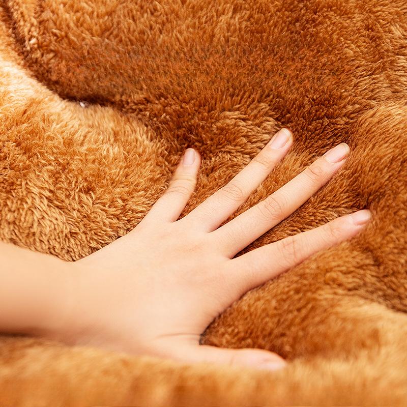 Коричневый трехмерный изогнутый домик в виде медвежьих ушей для маленьких собак и кошек на осень и зиму. Теплые будки и домики для кошек для домашних животных.