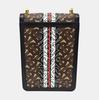 [Pre-Owned] Robin Multicolor Coated Canvas TB Shoulder Bag With Gold Hardware And Detachable Strap - Very Good #BQV587