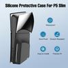 Силиконовый чехол для консоли PS5 Slim, пылезащитный защитный чехол от царапин для Sony PlayStation 5 Slim Disc&Digital Console
