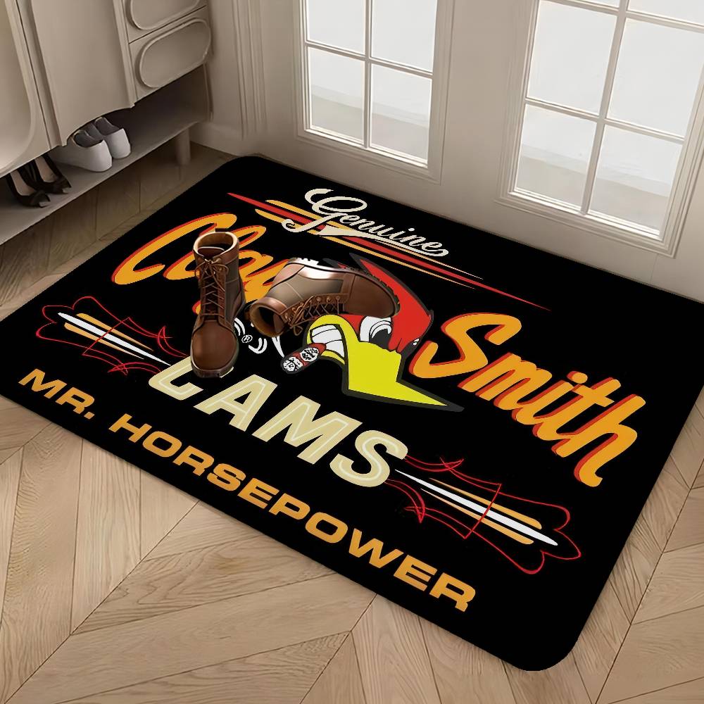 Mr H-horsepower Room Mats Retro Multiple Choice Living Room Kitchen Rug Non-Slip Welcome Rug