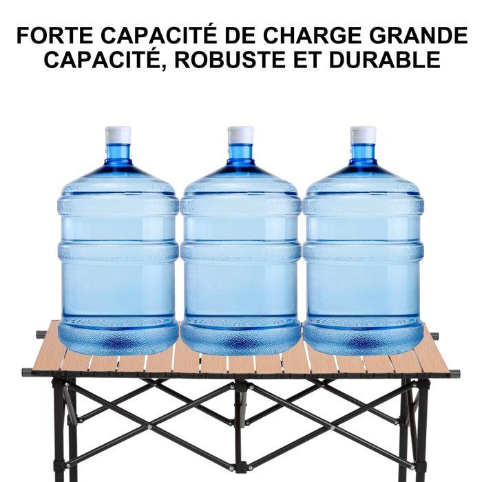 Table de camping - K IKIDO - Pliante - Acier au carbone - 90x50x54cm - Accessoires fournis avec le chariot de jardin-Capacité 60KG