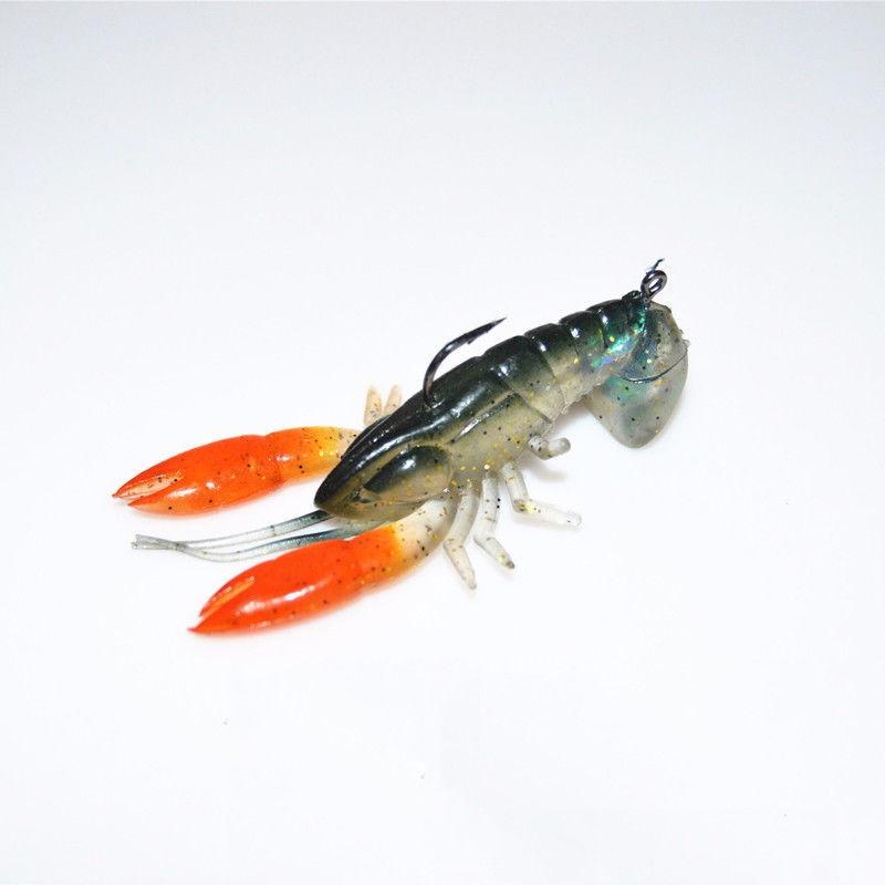 1pcs3pcs Lobster Shrimp Crawfish Soft Claw Bait Artificial Lure Swimbait New Fishing Accessories