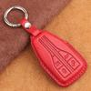Premium Leather Key Case for Hongqi H5, HS5, HS7, and H9 - High-End Car Key Shell with Buckle