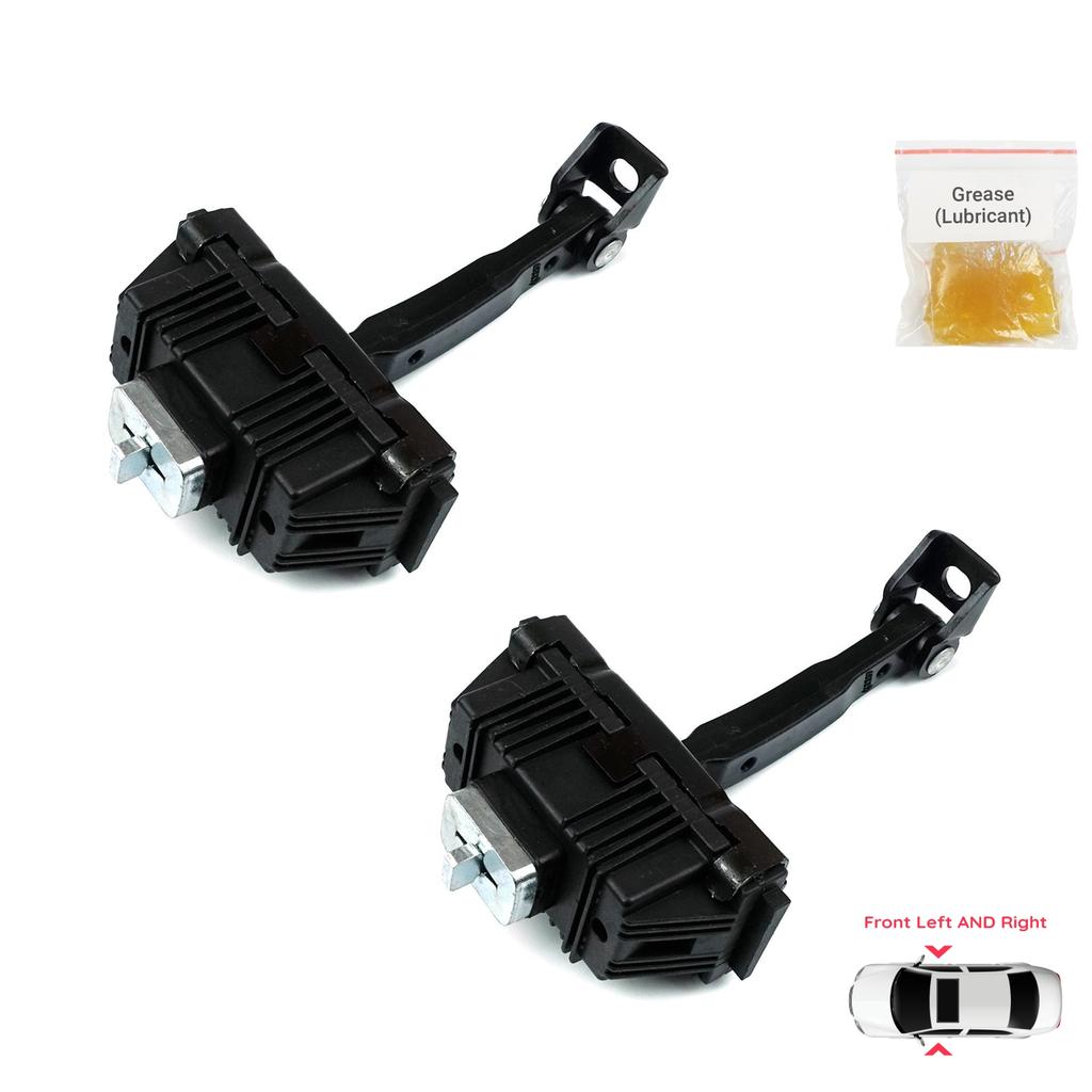 EDP1079-1 2 Pieces Front Left AND Right Door Catch Hinge Brake Stop Check Strap Limiter for BMW X5 E53 1999-2006 51218402502