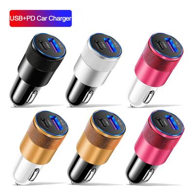3.1A USB автомобильное зарядное устройство Type C быстрая зарядка телефона адаптер для Xiaomi PD телефон зарядное устройство адаптер гнездо прикуривателя