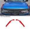 Декоративная накладка на кронштейн петли капота для Ford Bronco - Красная