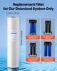 VEVOR Deionized Filter for Spotless Car Wash System, 2 x 4L Mixed-Bed DI Resin Filter Replacement - Compatible with PRS-207SLXC, PRS-TCXC
