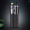 500ml Car Heating Cup Stainless Steel Heated Mug Digital LCD Display Thermos Cup Portable Electric Kettle Temperature Adjustable