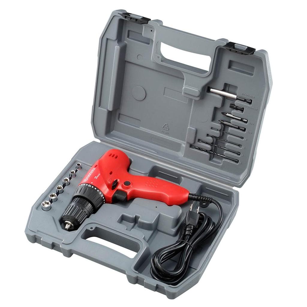 Kyocera Driver Drill Kit 646051A Package of 14 Types of Bits and Sockets That Can Be Used Light Screw Loosening and Drilling Maximum Drilling Capacity