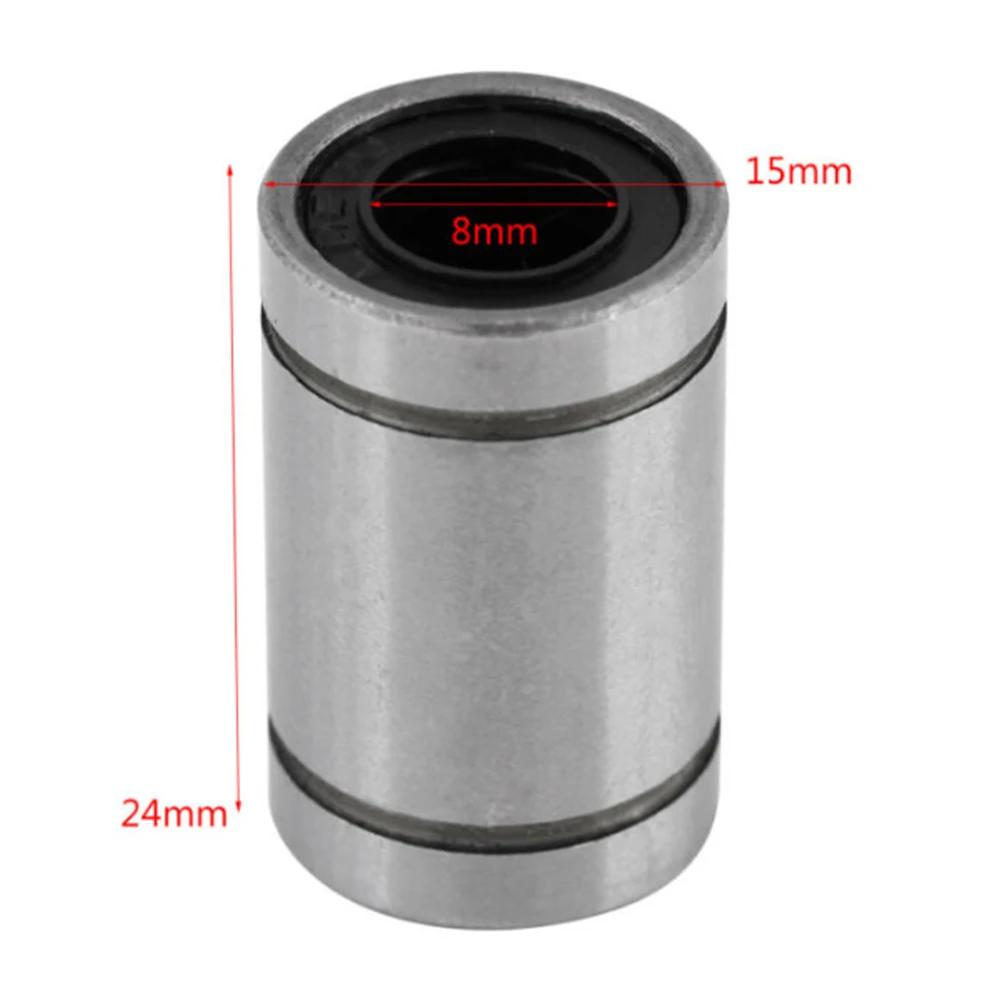 Функциональные линейные подшипники Втулка LM5UU LM6UU LM8UU Резиновое уплотнение Гладкая Износостойкость ЧПУ Удобная