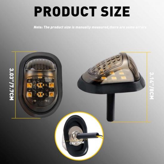 Fit For Honda Grom LED MSX125 Turn Light Signals Shift Lights Indicator amber