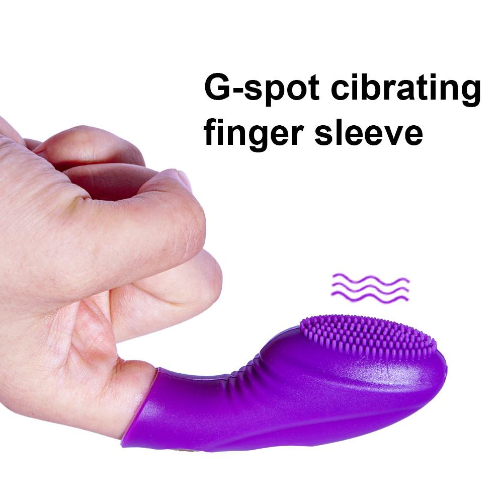 Finger Sleeve Vibrator G Spot Stimulator Clitoris Massage Couple Flirting Masturbation Adult Games Sex Toys for Women Lesbian