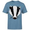 Badger Animal Face Ani Mates Unisexs Funny Novelty TShirt OrP1A2