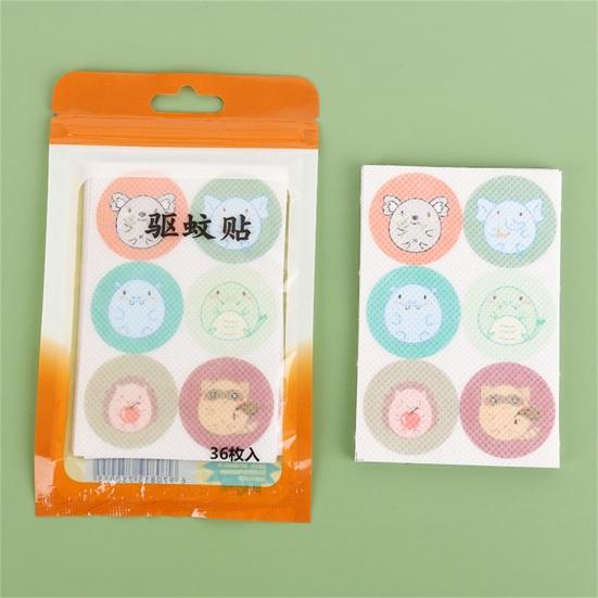 36 шт. многоцелевые эфирные масла привлекательные портативные репелленты с изображением животных патчи от комаров наклейки