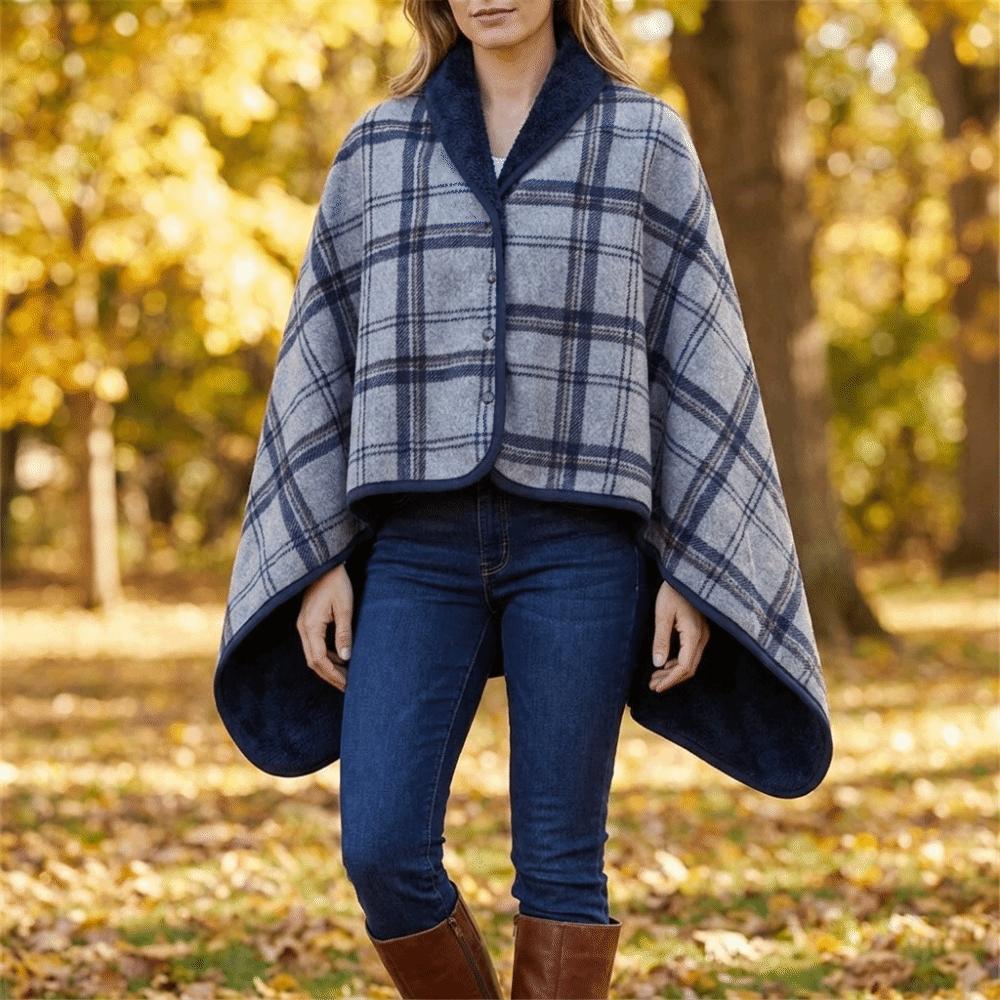 Flannel Material Wearable Blanket Button Closure Wrap Blanket Throw Blanket Daily Use