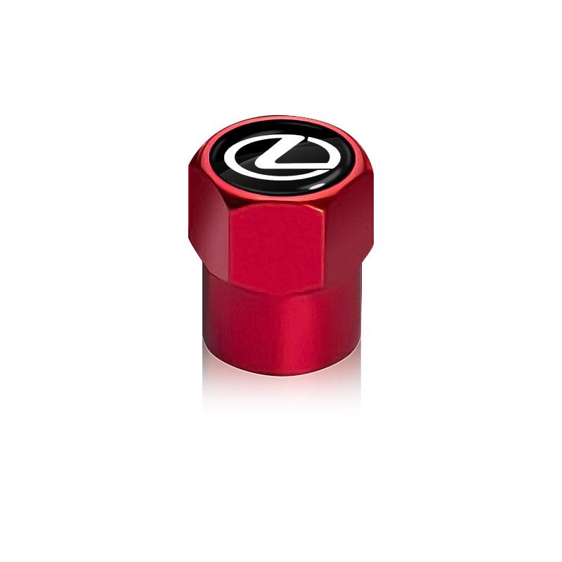 4Pcs Car Tire Valve Caps Emblem Metal Cap Case Car Accessories For Lexus CT200H IS250 RX300 RX350 RX450H LS460 GX460 GX470 ES350