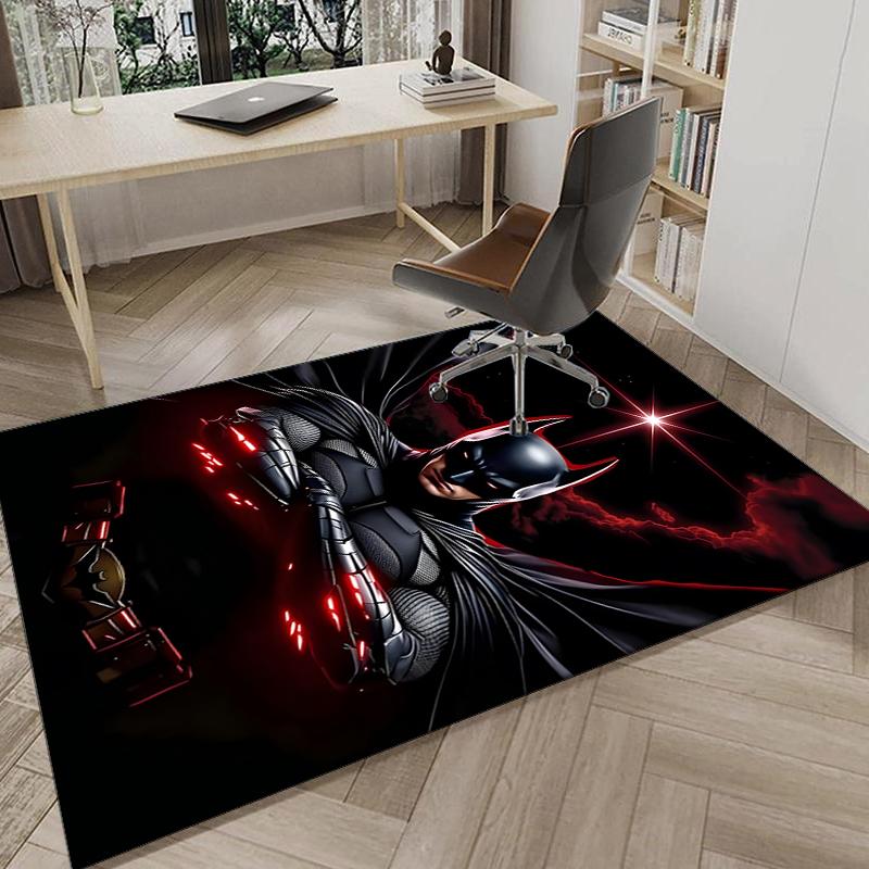 1PC Dark Knight Rising Rug Game Carpet, Floor Mat for Bedroom Living Room Entryway Rug, Home Decor Idea Gift for Christmas birthday