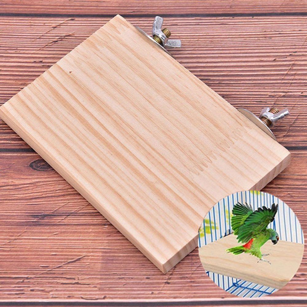 Toys Cockatiel Grinding Paw Wood Stand Platform Bird Perches Platform Parrot Rack Pet Supplies