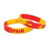 2 шт. силиконовый браслет с флагом Испании Espana спортивный резиновый мотивационный браслет для мужчин и женщин эластичный браслет аксессуары