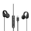 Air Conduction Earclip Headphones Bone Conduction Clip On Headphones Wired Headphones  For Yoga