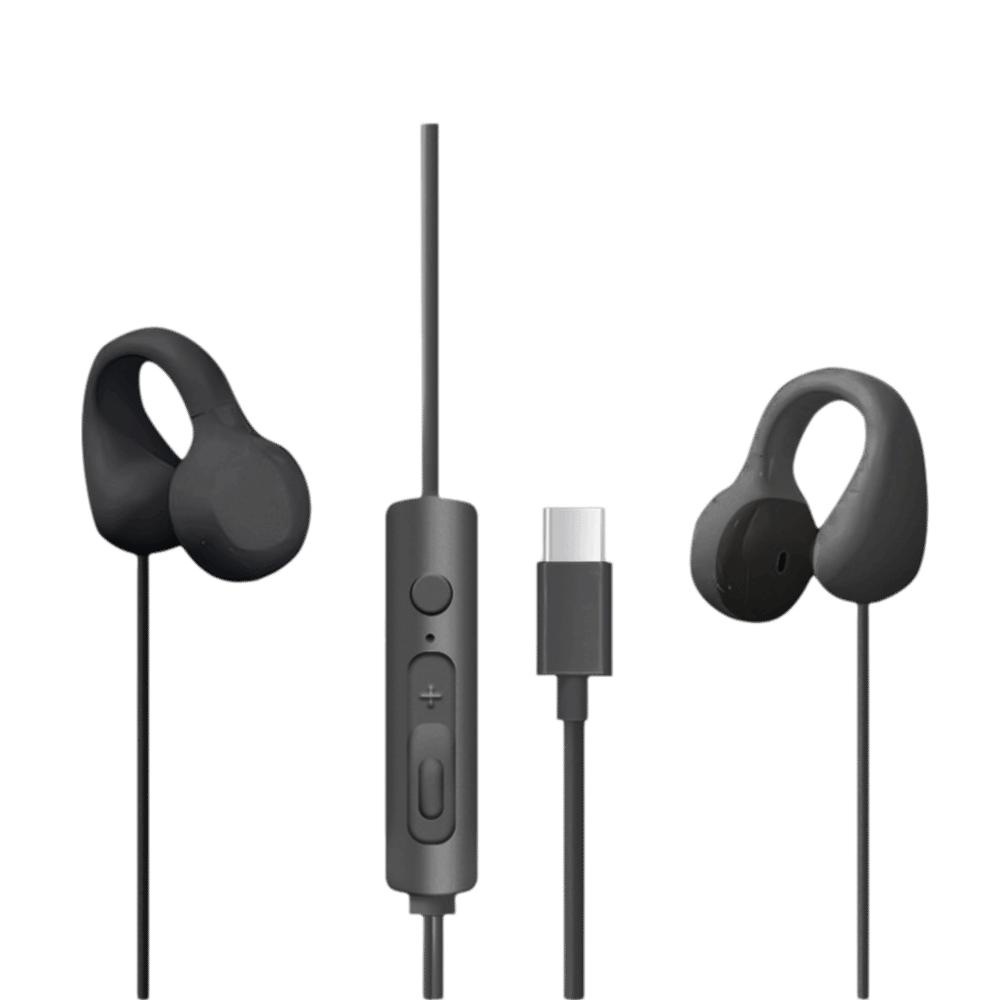Air Conduction Earclip Headphones Bone Conduction Clip On Headphones Wired Headphones For Yoga