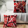 Eddie Van Halen Music Pillow Case Square Pillow Bedroom Sofa Leisure Comfort Cushion Car Living Room Home Decoration
