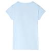 T-shirt pour enfants bleu doux 92/104/116/128/140