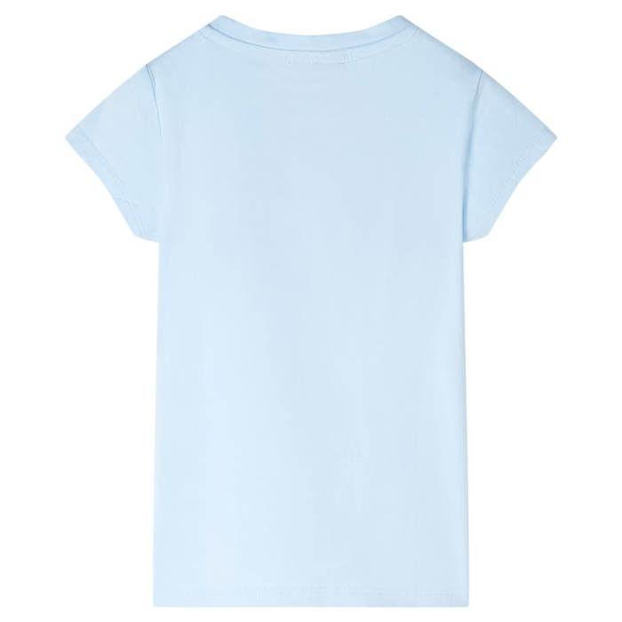T-shirt pour enfants bleu doux 92/104/116/128/140