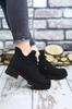 Women Modern Stylish Fashion Winter Durable Rubber Non-Slip Sole Women's Zippered Black Boots