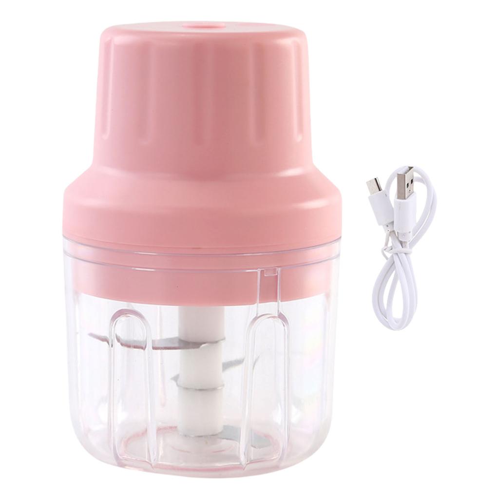 Мини Электрический Измельчитель Чеснока USB Перезаряжаемый Овощной Измельчитель Пластиковый Беспроводной Кухонный Комбайн для Чеснока Лука