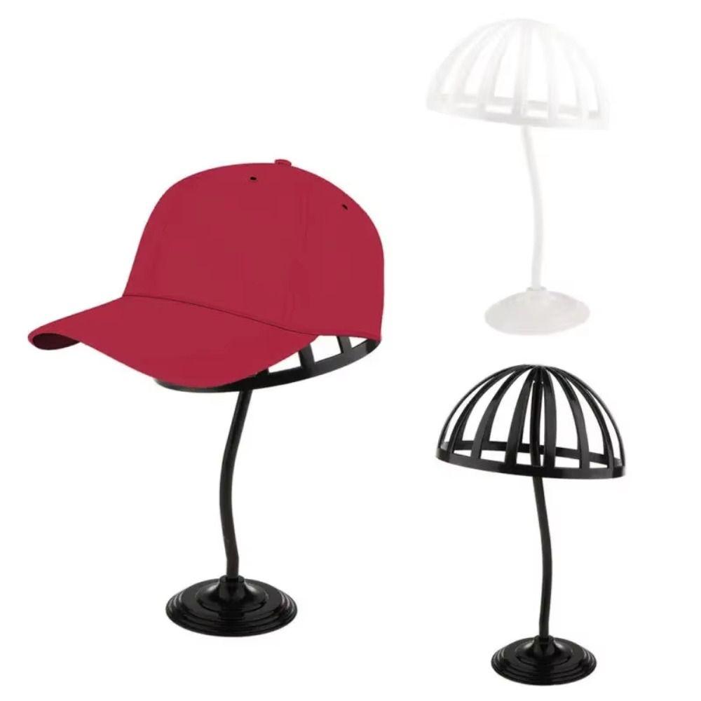 Multi-purpose Caps Holder Freestanding Wigs Display Stand Portable Hat Drying Rack Home Use