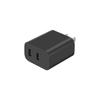 "Быстрое зарядное устройство 40 Вт с двумя портами USB-C для устройств Apple 8-16, 30 Вт, стандартный US, с двумя портами для быстрой зарядки"