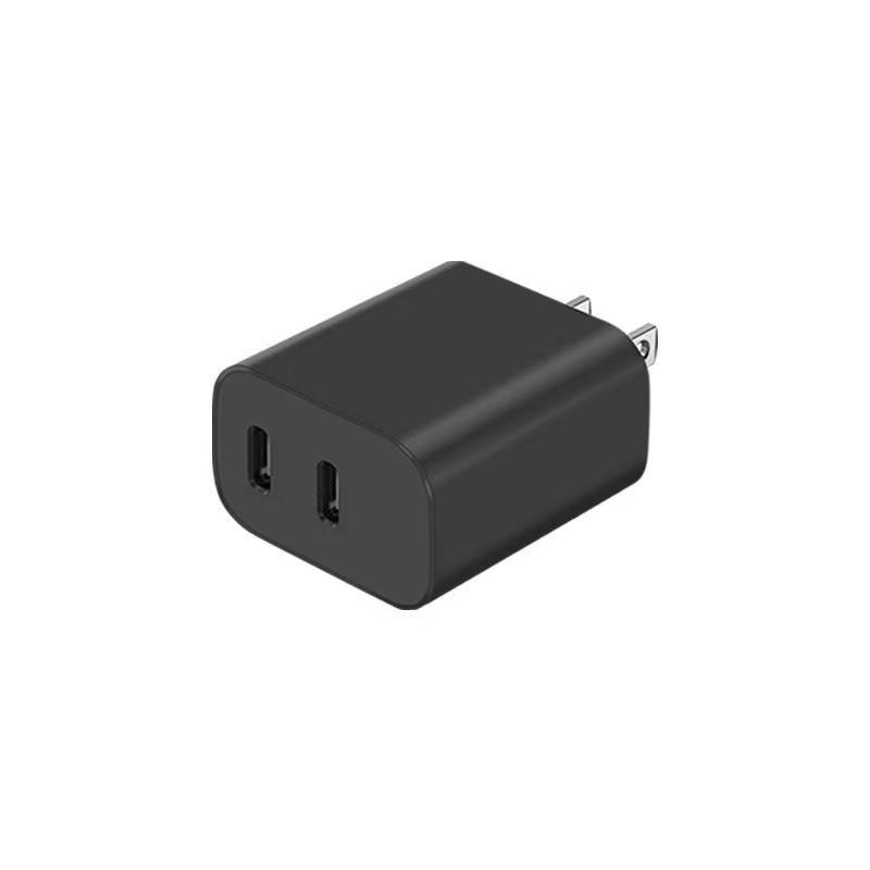 "Быстрое зарядное устройство 40 Вт с двумя портами USB-C для устройств Apple 8-16, 30 Вт, стандартный US, с двумя портами для быстрой зарядки"