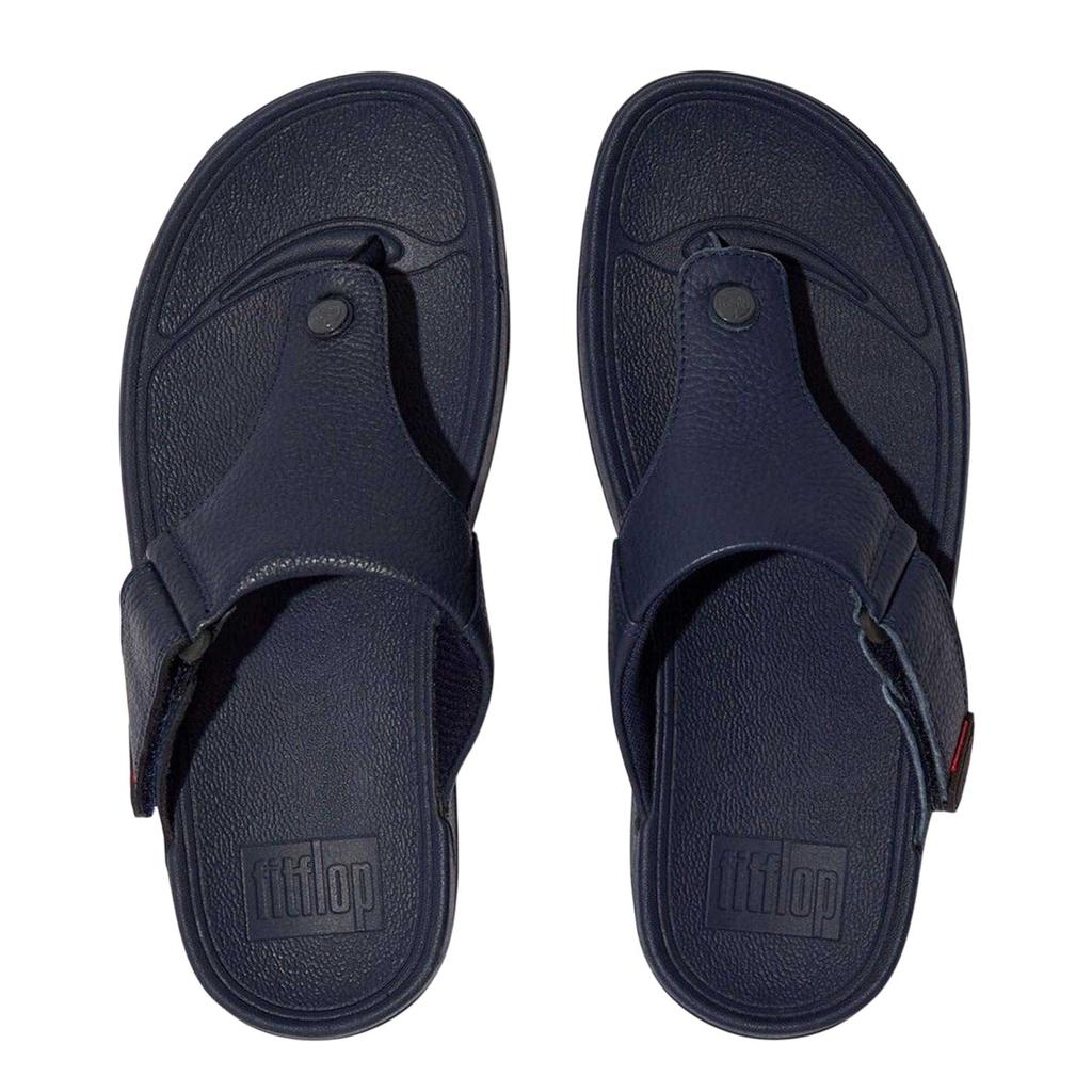 Мужские кожаные шлепанцы FitFlop с ремешком между пальцами