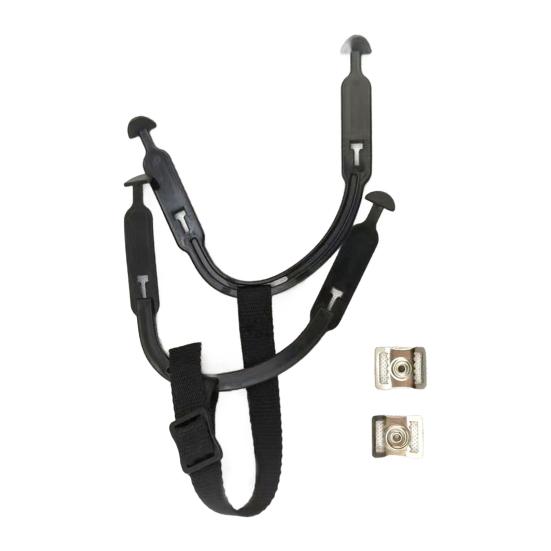 Ремешок для подбородка хоккейного шлема с металлической пряжкой для большей прочности и удобной посадки