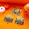 Pumpkin  Halloween Bracelets Matching   Spider Pumpkin Wristlets Set for Women Men  Skeleton Cat