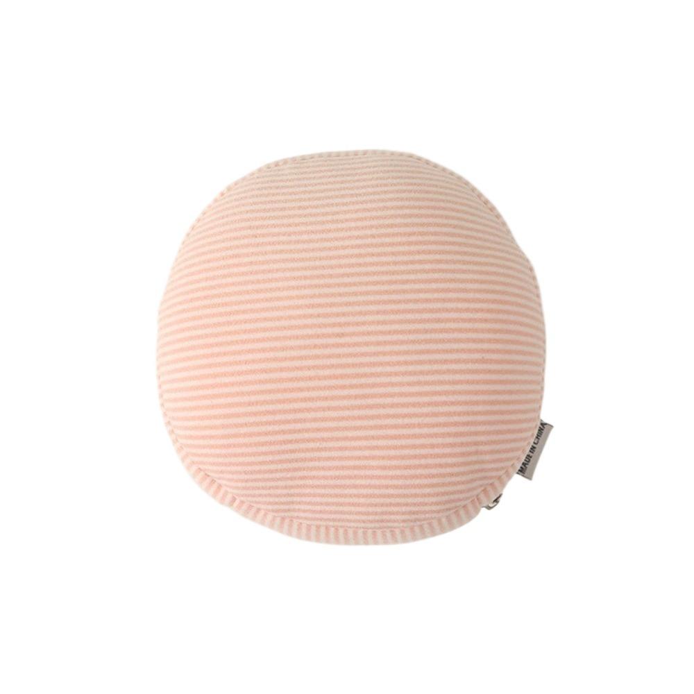 Save Space Stripe 2 in 1 Eye Mask Pillow Soft Storage Hook Travel Folding Pillow Elastic Band Foldable Neck Headrest