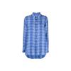 Polo SS23 клетчатая рубашка с длинным рукавом в цвет блока женские рубашки синего цвета 211892369-002