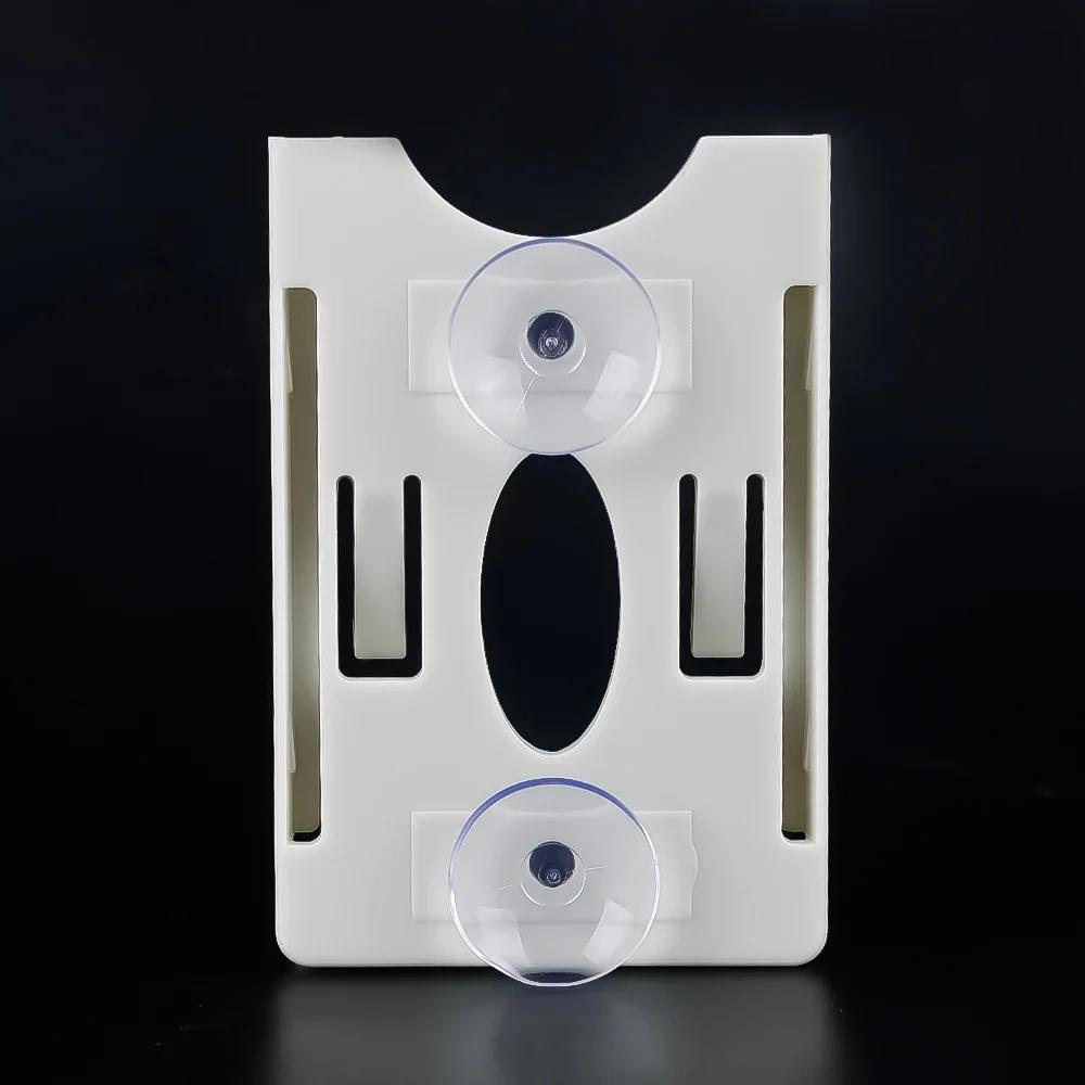 Car Windshield Parking ID Transparent Protective Card Holder Auto Cards Holders Tickets Suction Cup Clip Fastener IC Clips