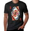 Jack kiss Queen of hearts card symbol T-Shirt cute tops tees T-shirt men