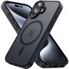 Магнитный чехол Magsafe Mag Safe для iPhone 16 Pro Max 15 Plus 14 13 Mini 12 11 SE 2022 2020 8 тонкий защитный полупрозрачный матовый чехол для телефона аксессуары