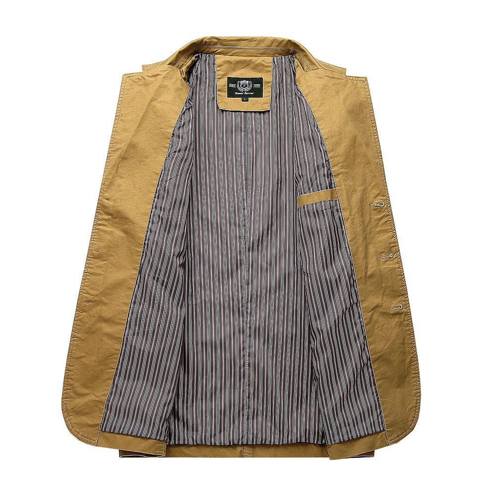 Men's Business Casual Pure Cotton Jacket Coat - Casual Fashion Menswear.