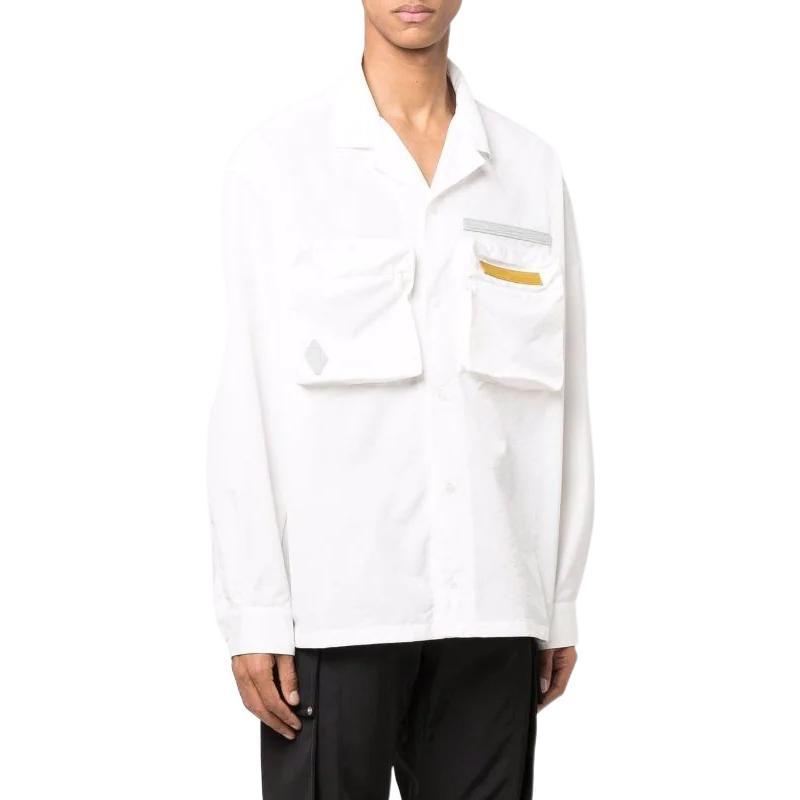 A-COLD-WALL* Logo Detailed Buttoned Shirt 'White' Men's ACWMSH048-WHITE